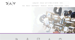 Desktop Screenshot of dav.co.za